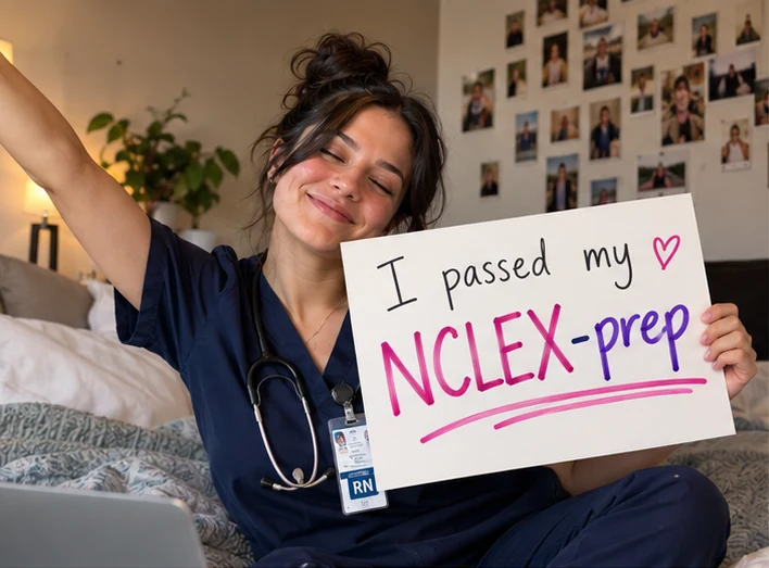 AI-created nursing celebration scene 5